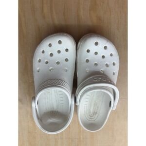 Crocs Classic Clogs White Slip On Comfort Shoes Womens 6 Mens 4